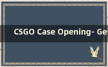 CSGO Case Opening- Get MP9 for 800 Cases in CS-GO!